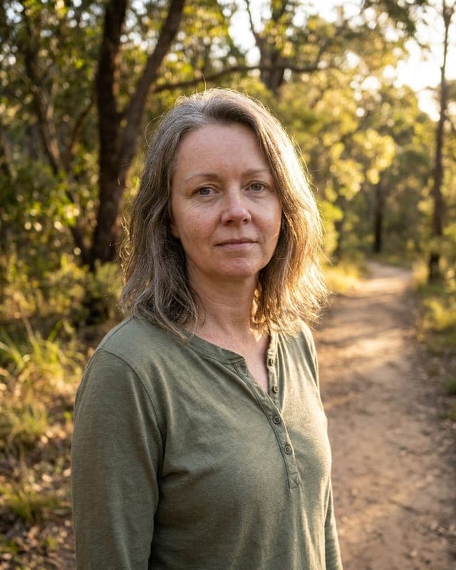 Professional headshot of the same person, generated by AI Passport Photo