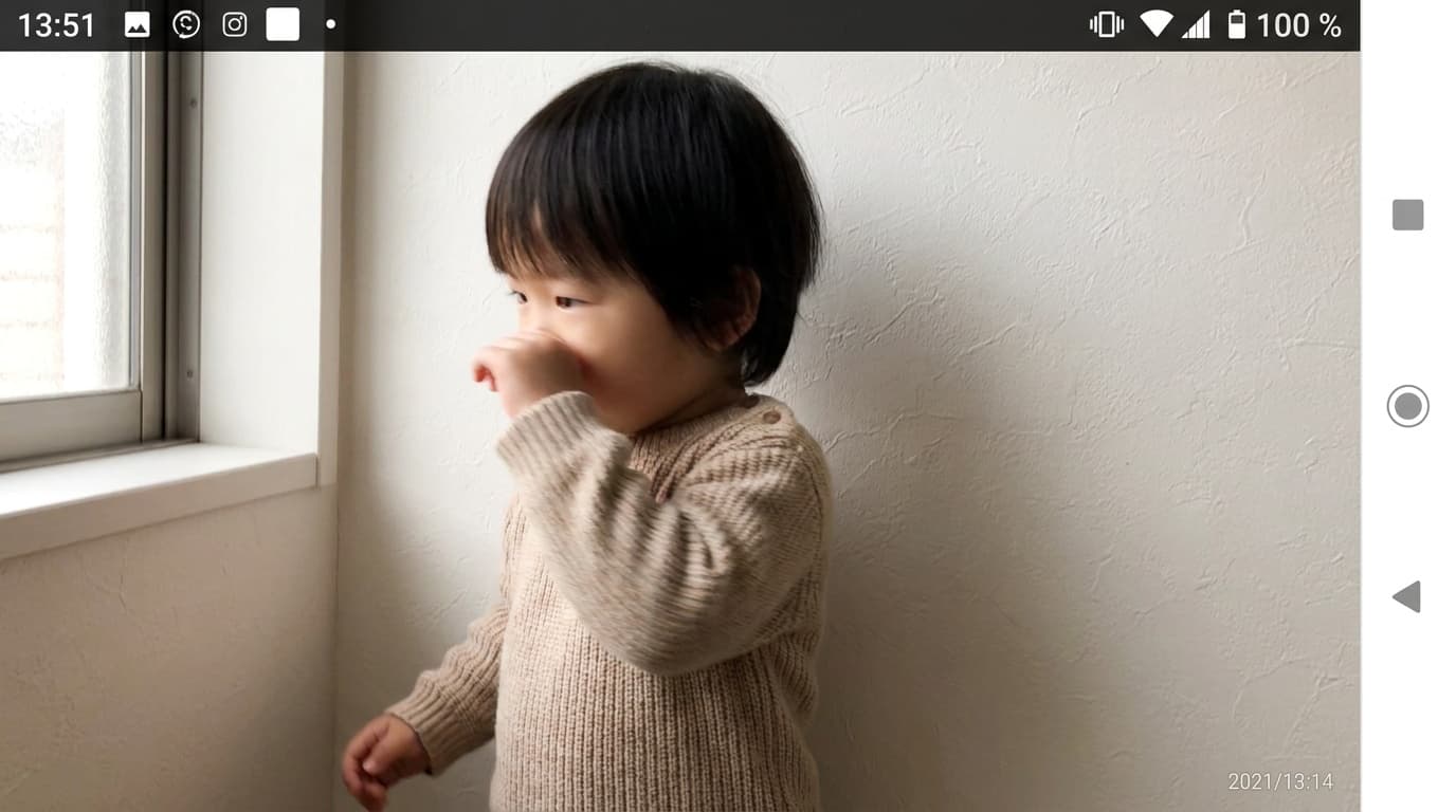 Casual at-home photo of a toddler
